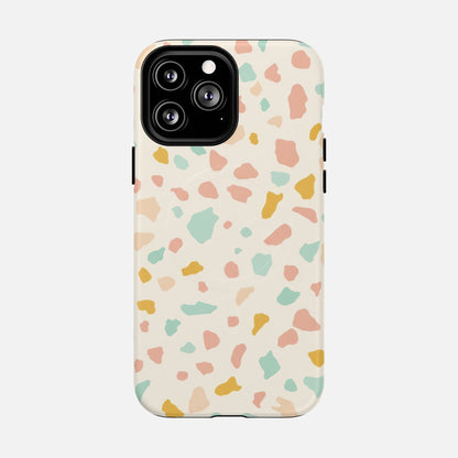 Terrazzo Pastel iPhone Case — Tough Magnetic | MagSafe Compatible