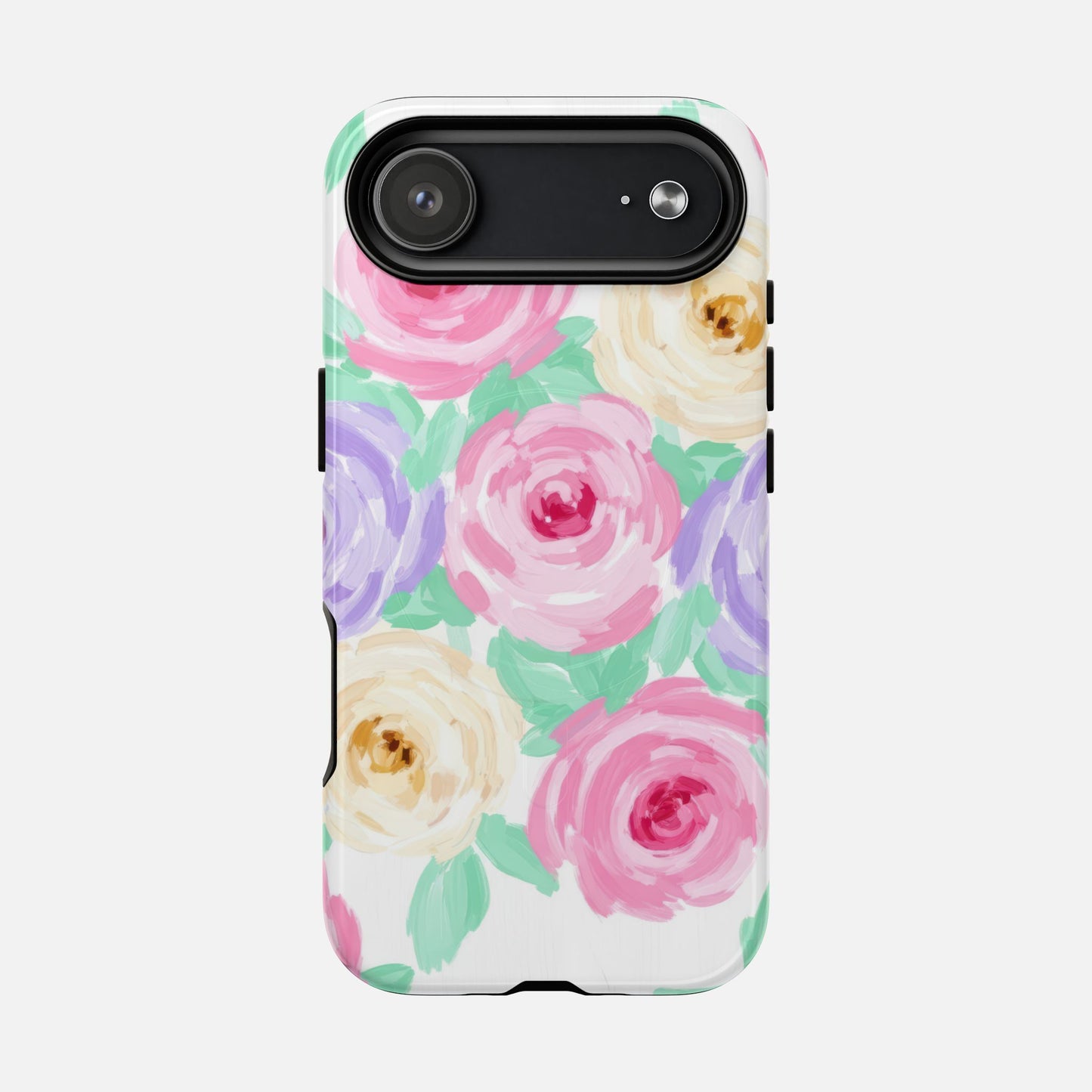 Floral Watercolor Roses iPhone Case — Tough Magnetic | MagSafe Compatible