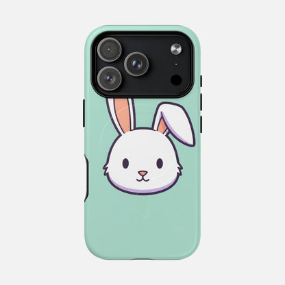 Cute Rabbit iPhone Case — Tough Magnetic | MagSafe Compatible
