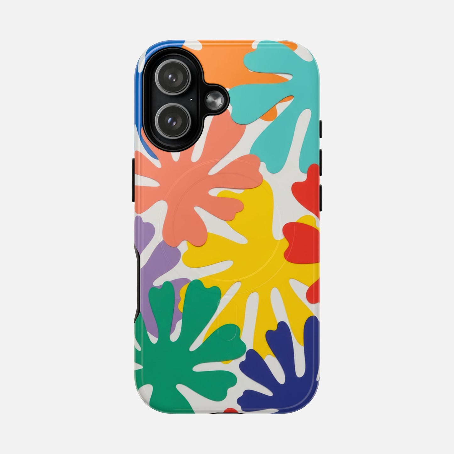 Colorful Tropical Leaves iPhone Case — Tough Magnetic | MagSafe Compatible