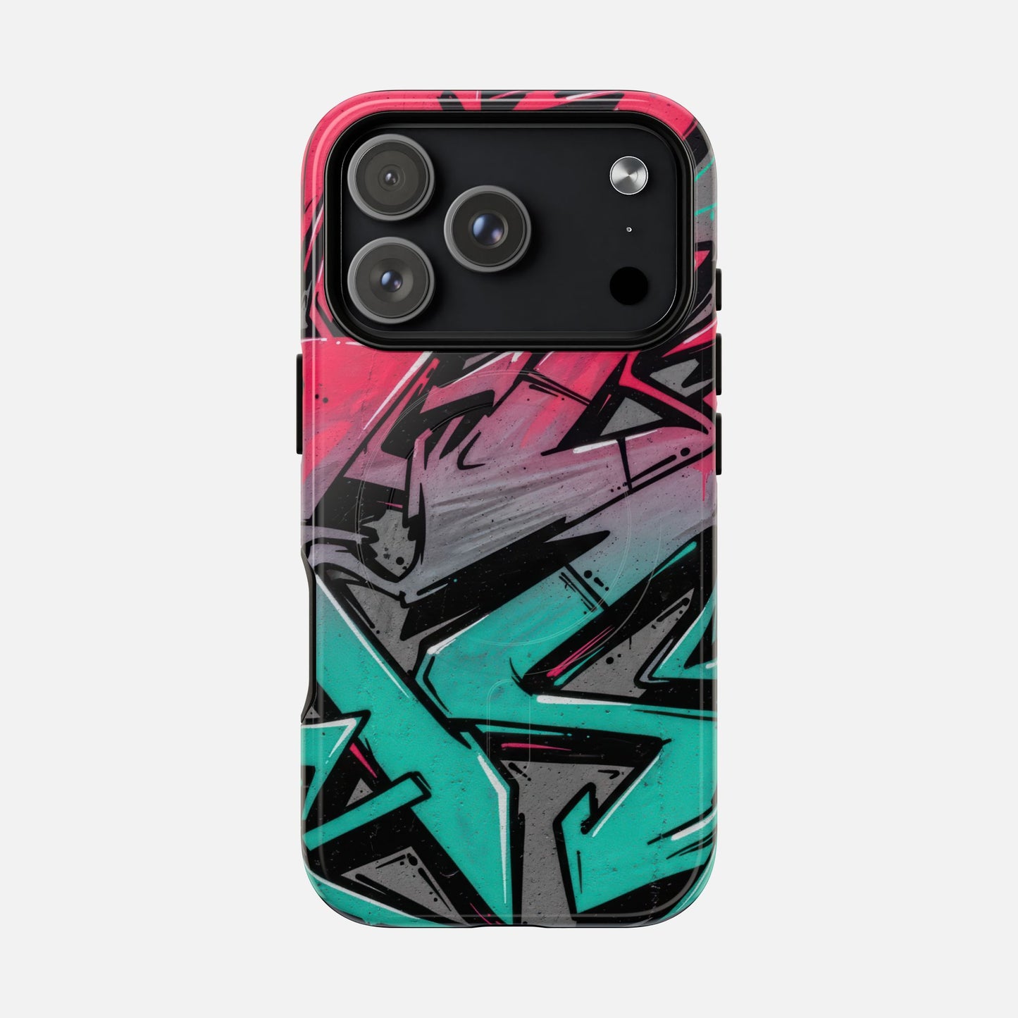 Graffiti Street Art Tough Magnetic Phone Case iPhone 17 Pro Glossy Phone Case