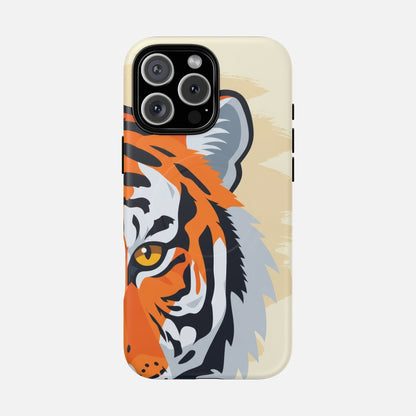 Tiger Face iPhone Case — Tough Magnetic | MagSafe Compatible