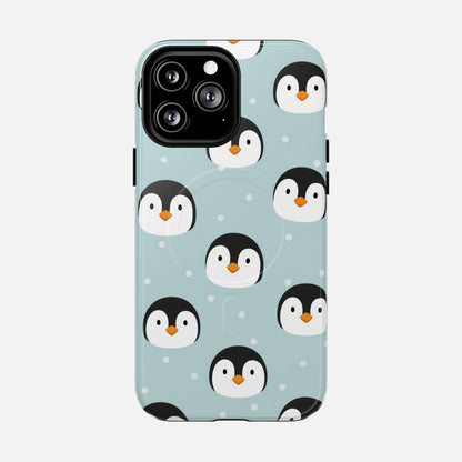 Penguin Pattern iPhone Case — Tough Magnetic | MagSafe Compatible