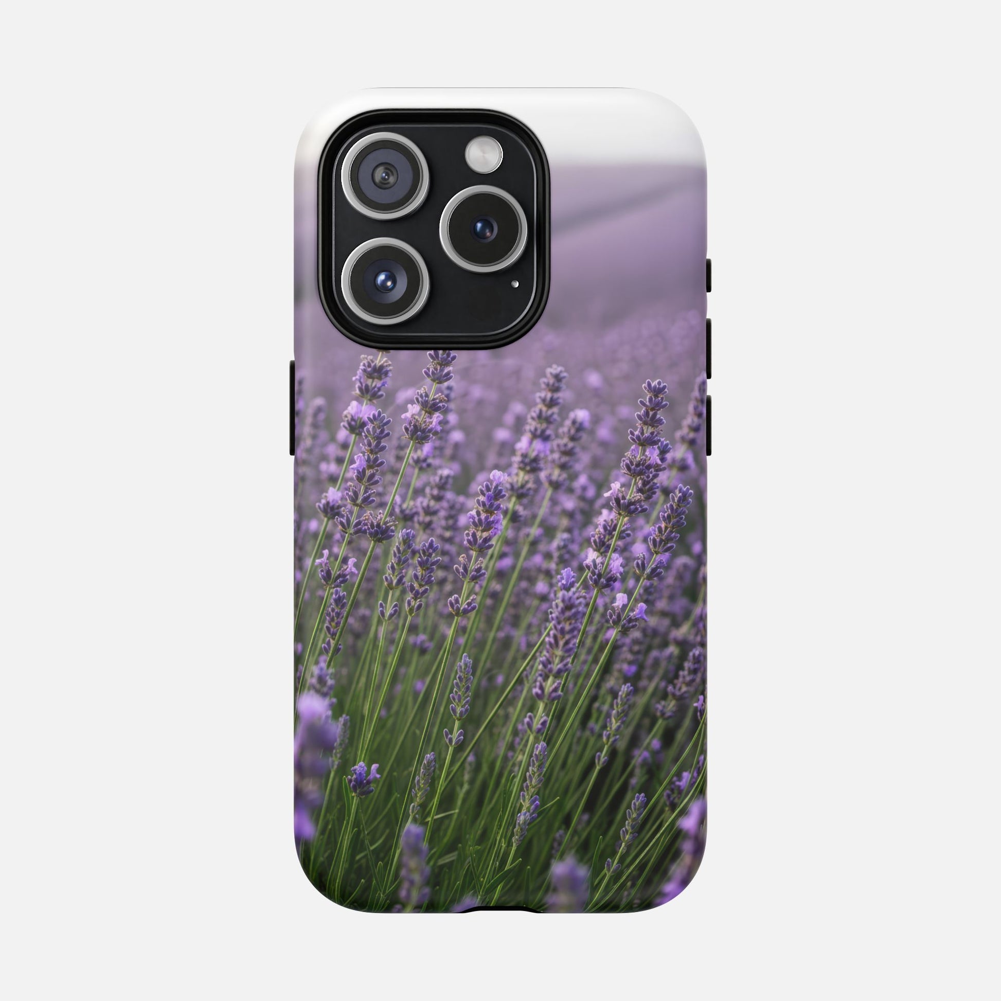 Lavender Field Phone Case — Tough Magnetic Protective Case iPhone 15 Pro Matte Phone Case