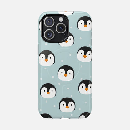 Penguin Pattern iPhone Case — Tough Magnetic | MagSafe Compatible