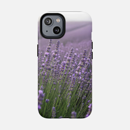 Lavender Field Phone Case — Tough Magnetic Protective Case iPhone 14 Matte Phone Case