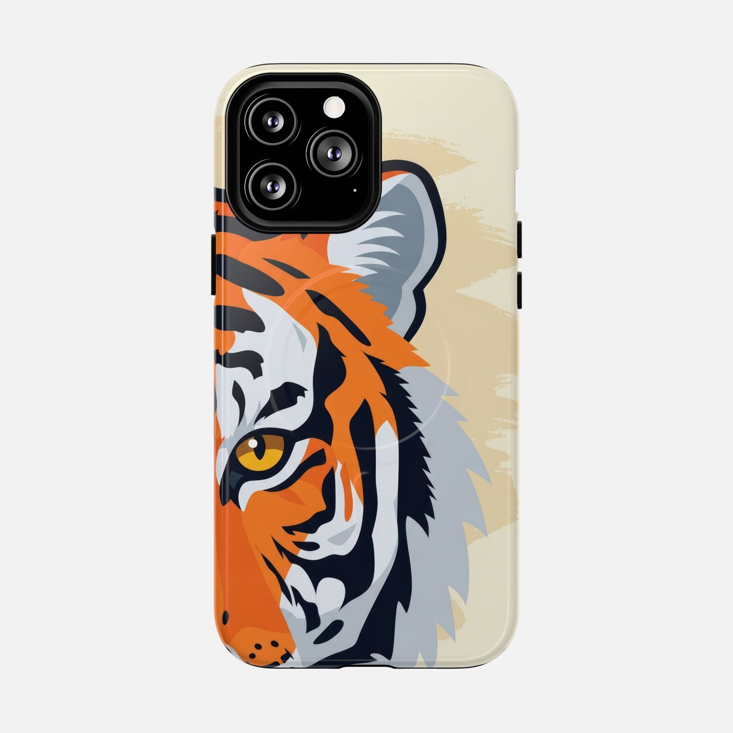 Tiger Face iPhone Case — Tough Magnetic | MagSafe Compatible