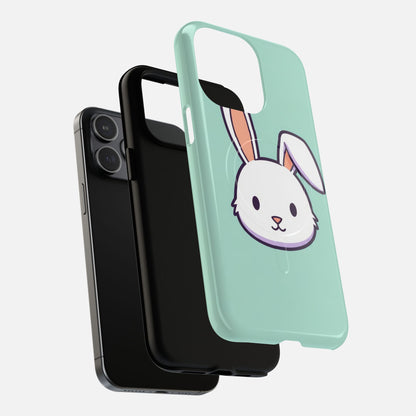 Cute Rabbit iPhone Case — Tough Magnetic | MagSafe Compatible