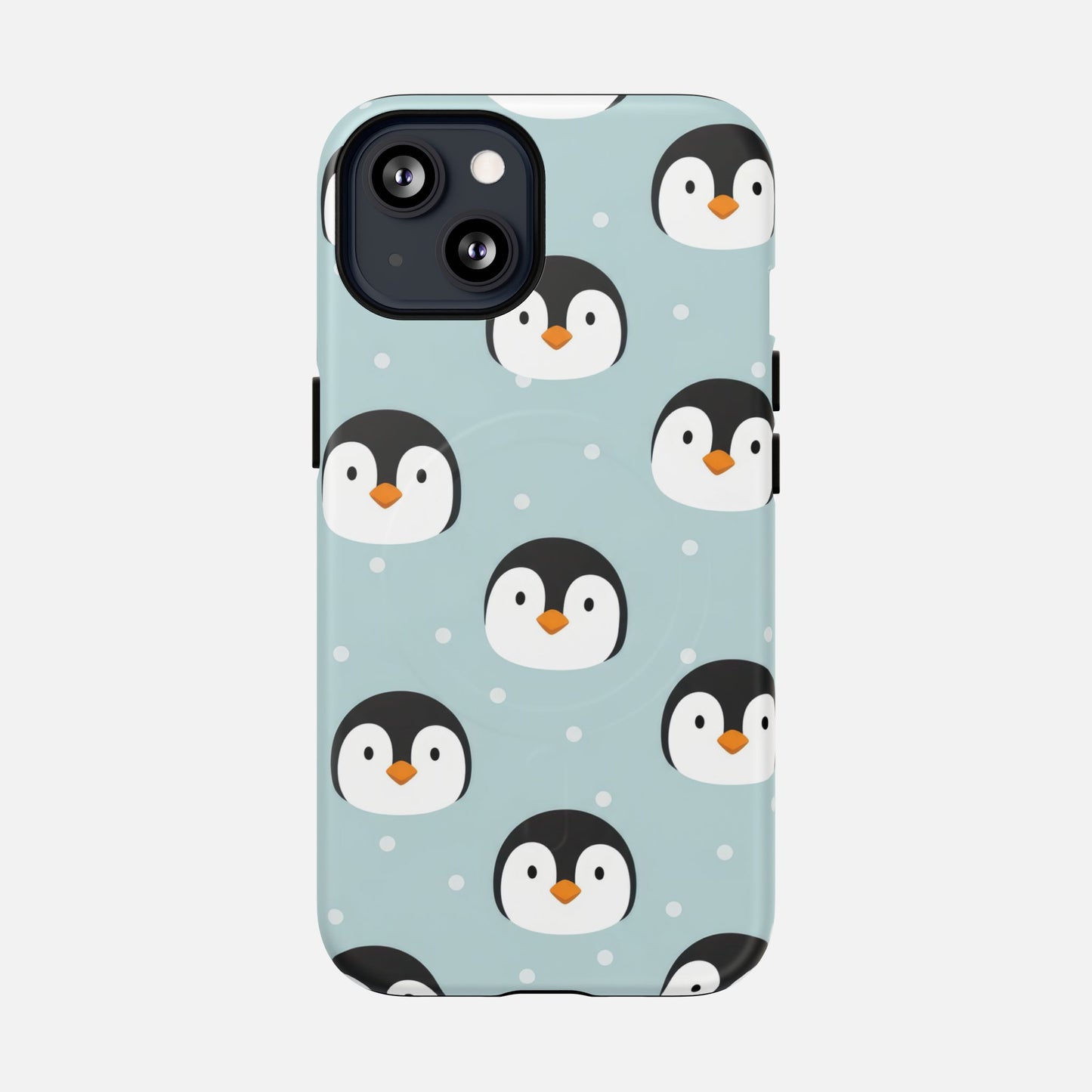 Penguin Pattern iPhone Case — Tough Magnetic | MagSafe Compatible
