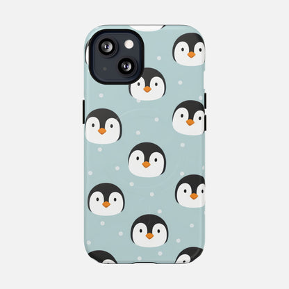 Penguin Pattern iPhone Case — Tough Magnetic | MagSafe Compatible