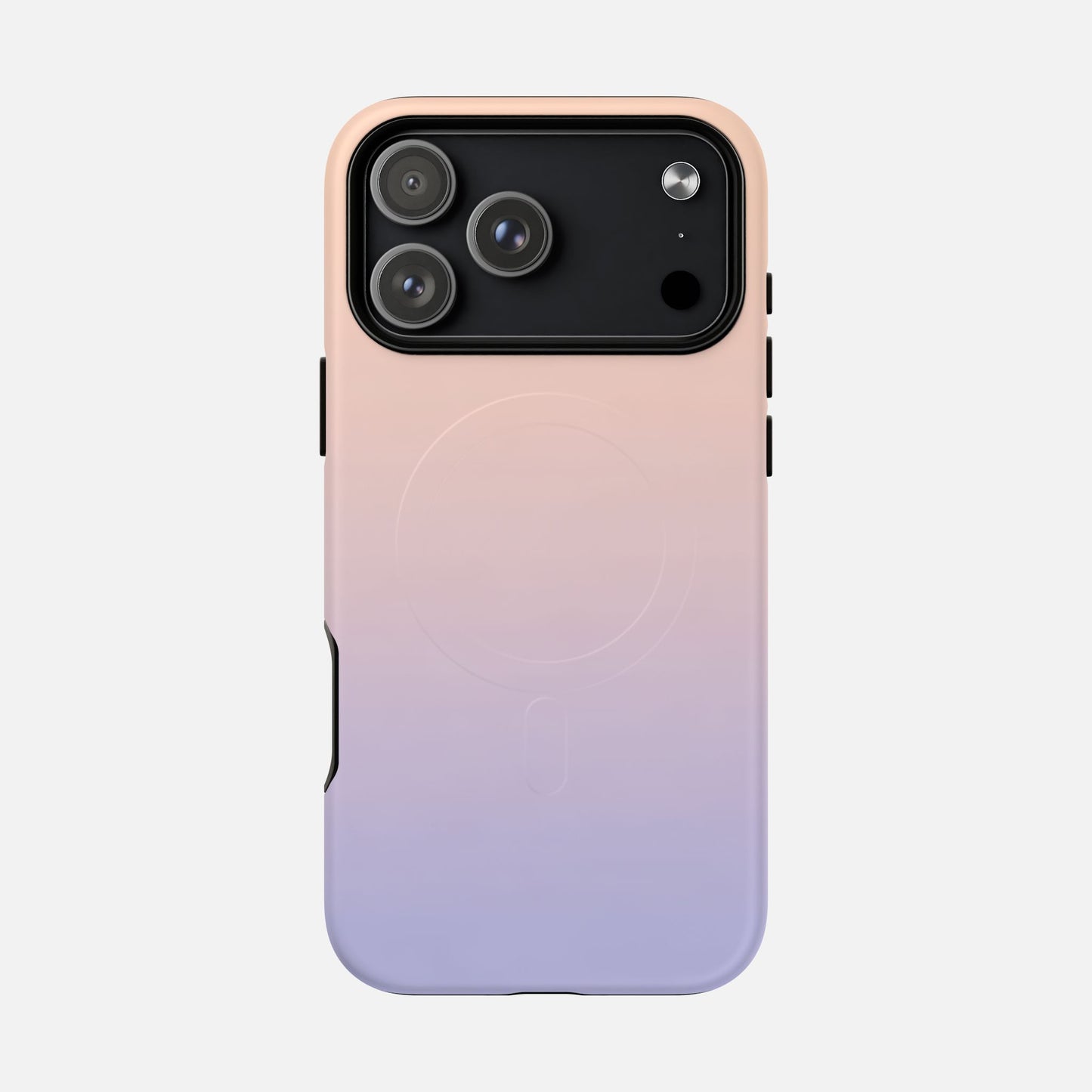 Gradient With Rose Gold to Lavender iPhone Case — Tough Magnetic | MagSafe Compatible