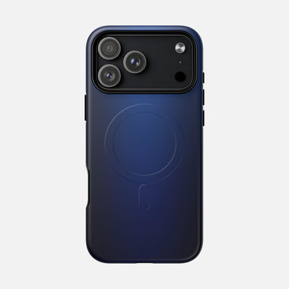 Smooth Dark Blue iPhone Case — Tough Magnetic | MagSafe Compatible