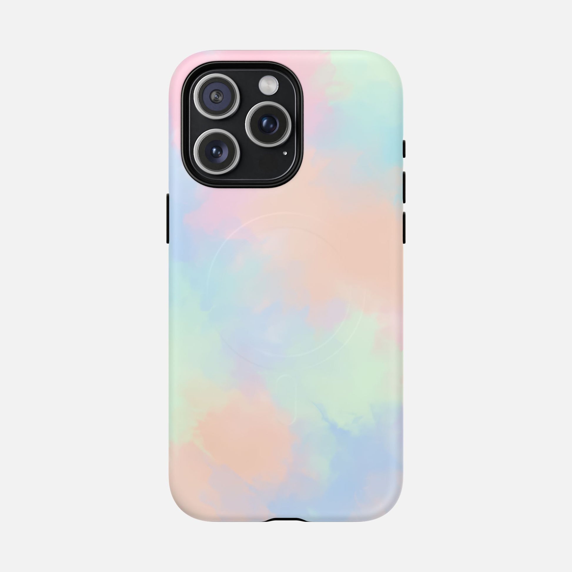 Pastel Watercolor Tough Magnetic Phone Case — Protective MagSafe Compatible Cover iPhone 15 Pro Max Matte Phone Case