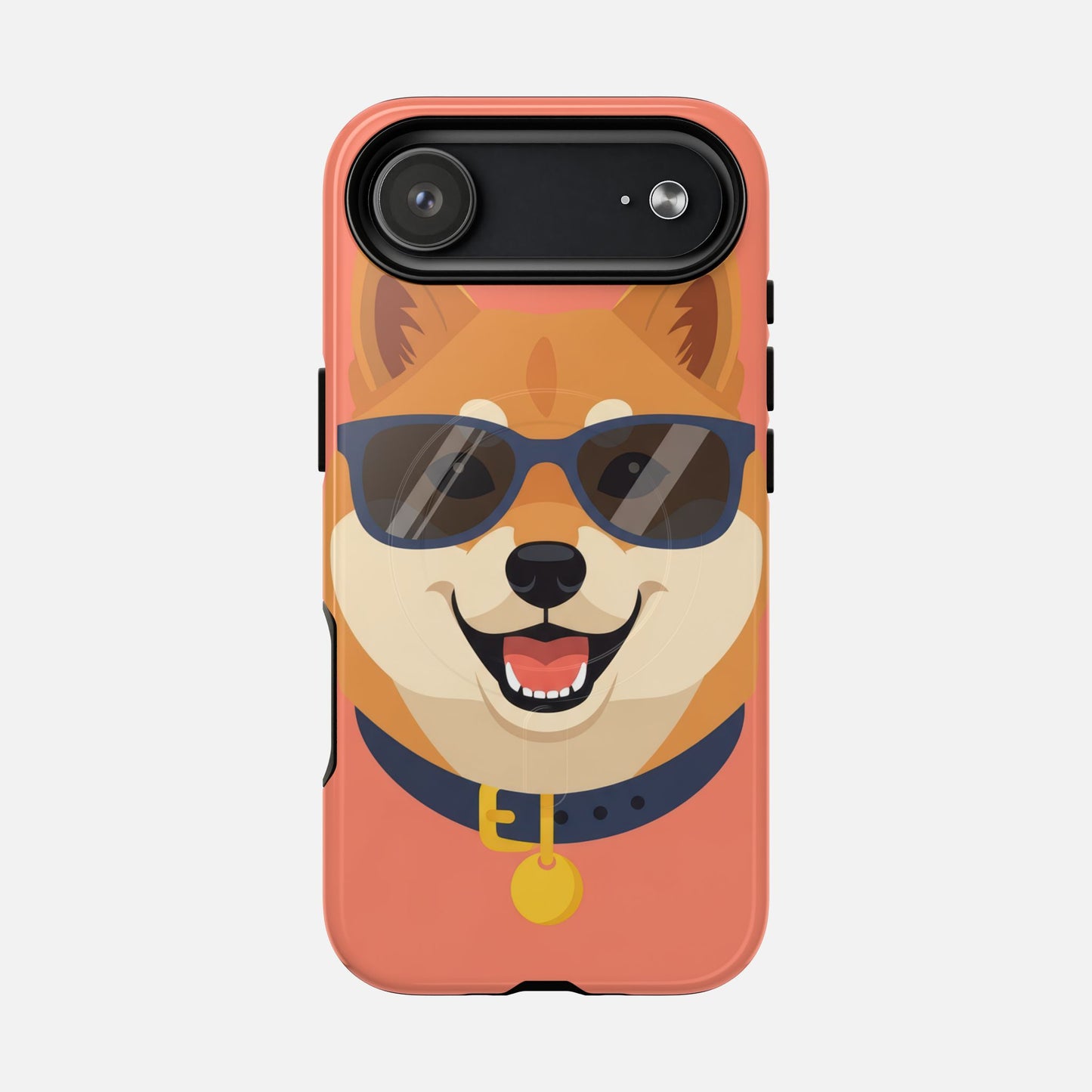 Cool Shiba Inu Sunglasses iPhone Case — Tough Magnetic | MagSafe Compatible