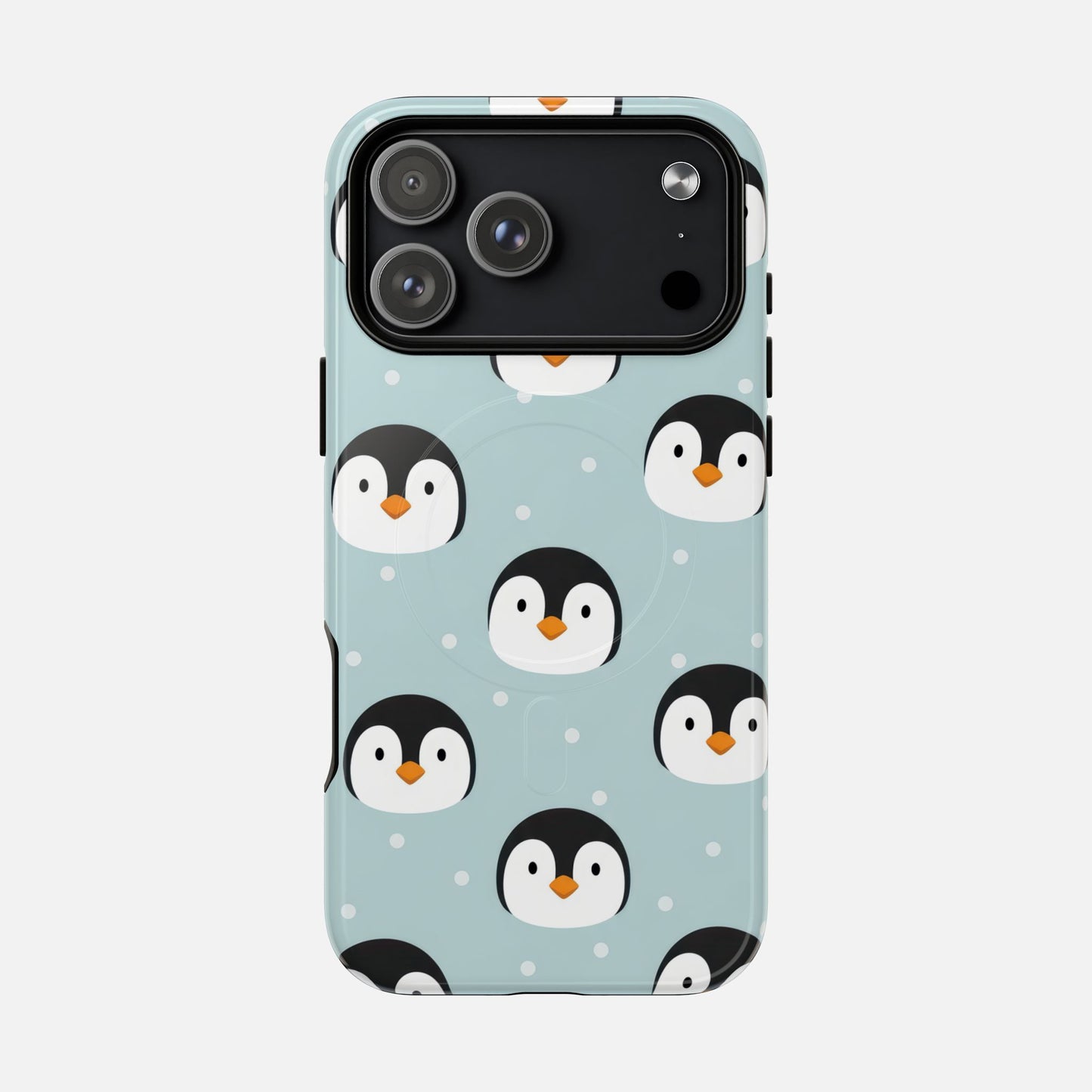 Penguin Pattern iPhone Case — Tough Magnetic | MagSafe Compatible