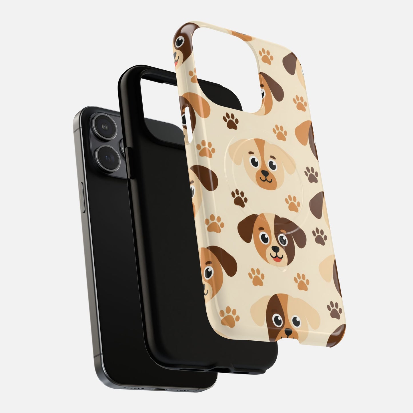 Cute Cartoon Puppy Paw iPhone Case — Tough Magnetic | MagSafe Compatible