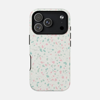 Terrazzo Pastel iPhone Case — Tough Magnetic | MagSafe Compatible