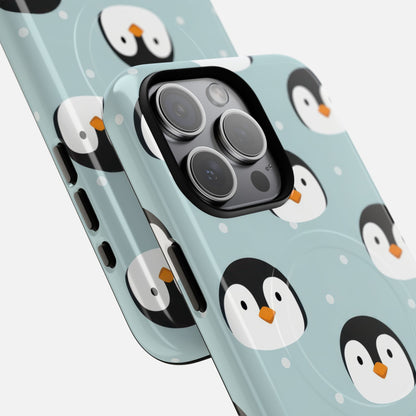 Penguin Pattern iPhone Case — Tough Magnetic | MagSafe Compatible