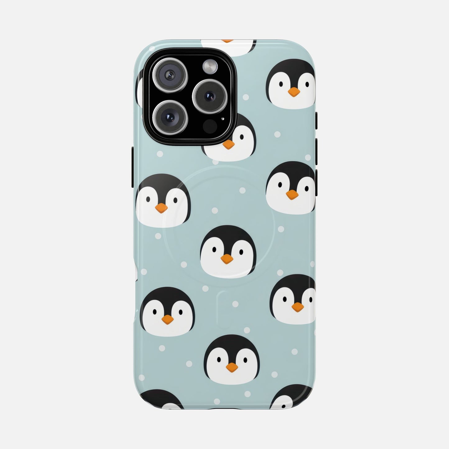 Penguin Pattern iPhone Case — Tough Magnetic | MagSafe Compatible