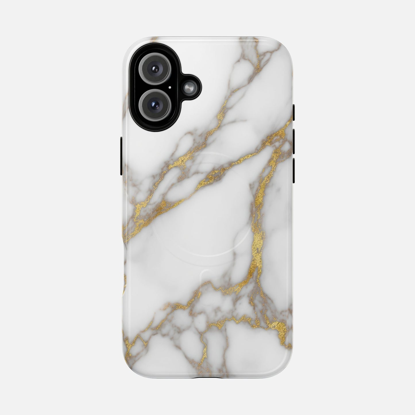 Marble Gold iPhone Case — Tough Magnetic | MagSafe Compatible
