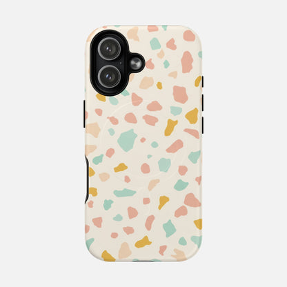 Terrazzo Pastel iPhone Case — Tough Magnetic | MagSafe Compatible