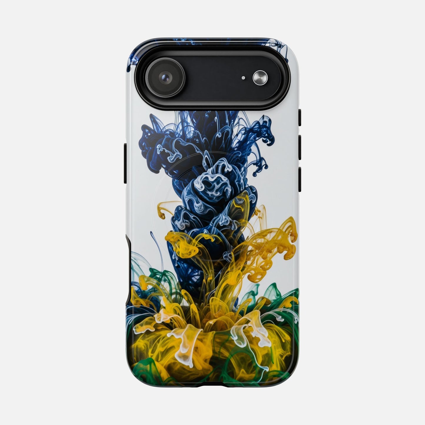 Abstract Ink Splash Tough Magnetic Phone Case iPhone 17 Air Glossy Phone Case