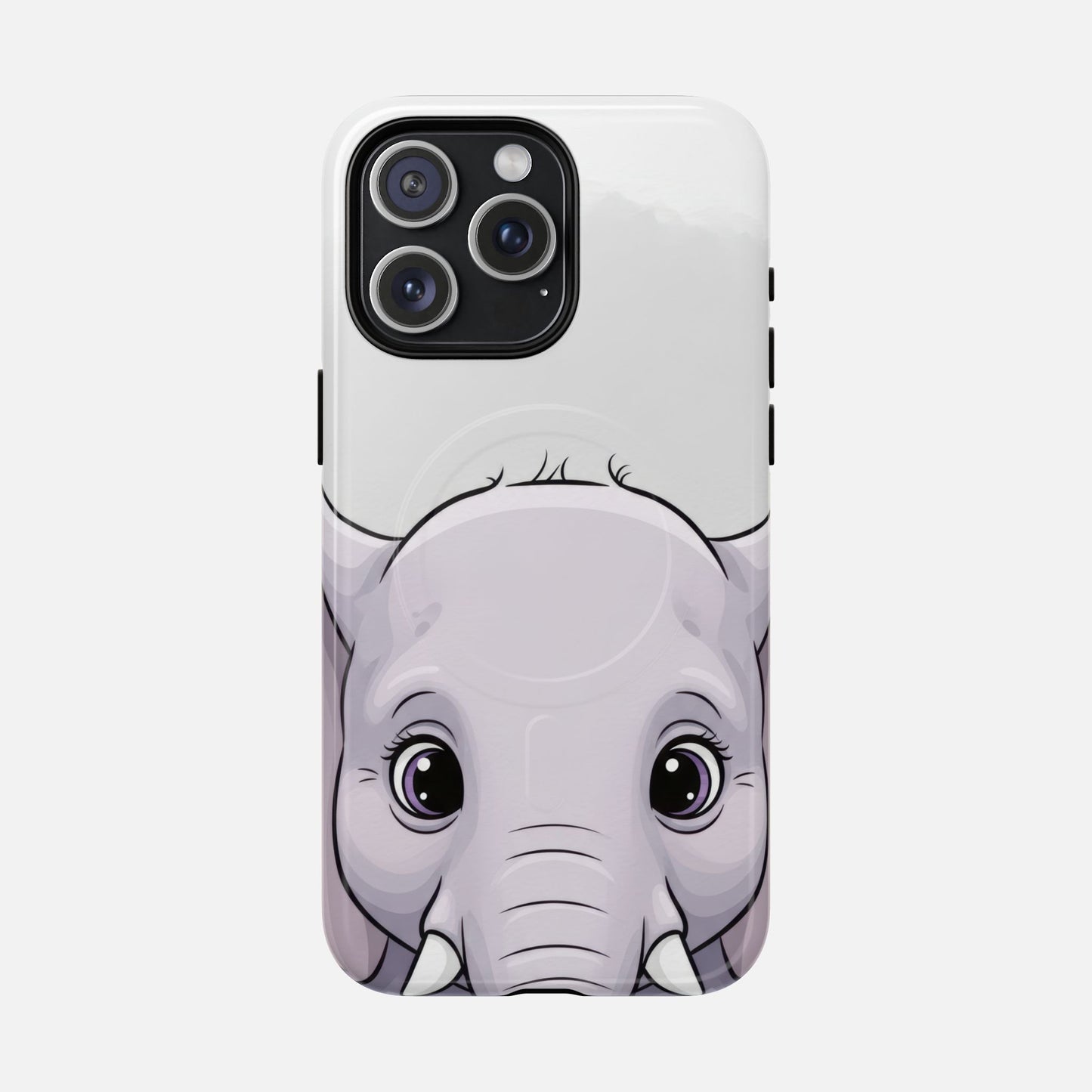 Cute Elephant iPhone Case — Tough Magnetic | MagSafe Compatible