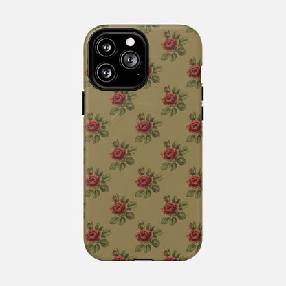 Vintage Rose iPhone Case — Tough Magnetic | MagSafe Compatible