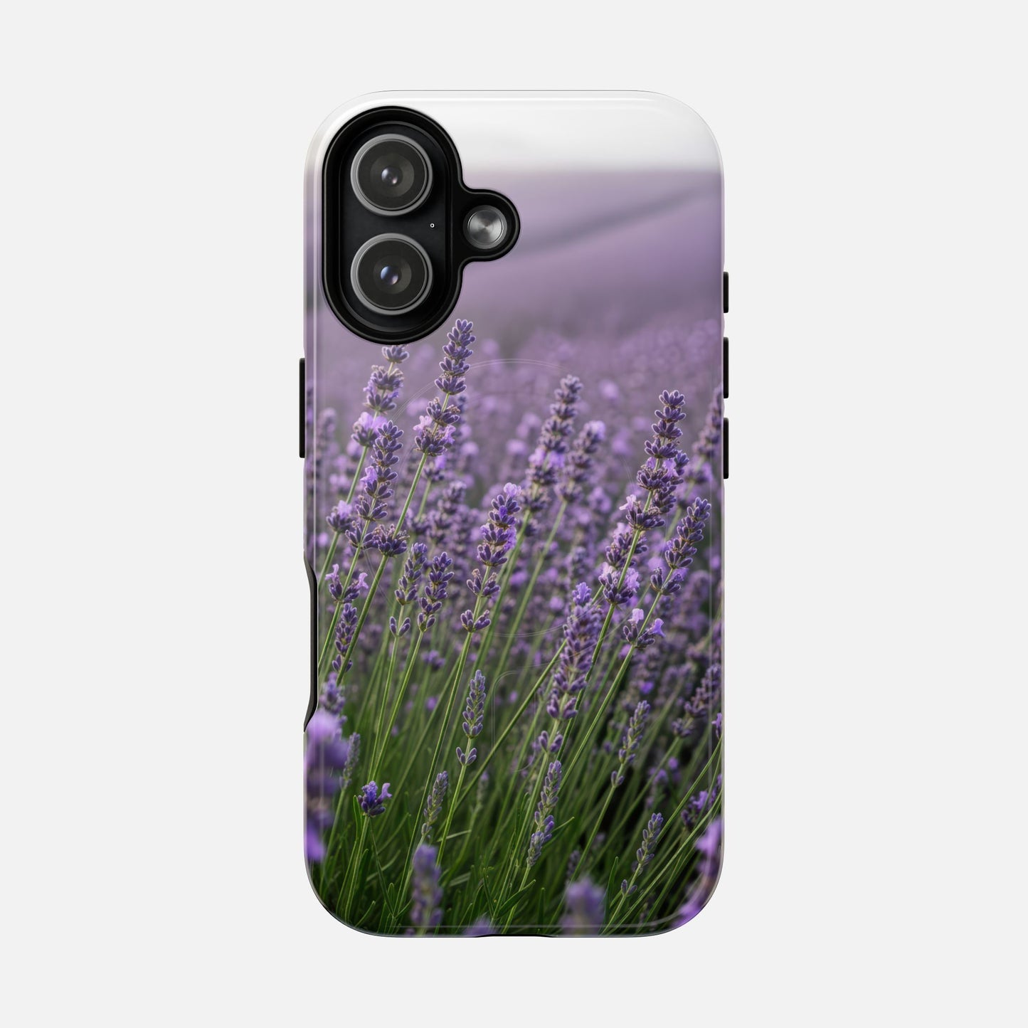Lavender Field Phone Case — Tough Magnetic Protective Case iPhone 17 Glossy Phone Case