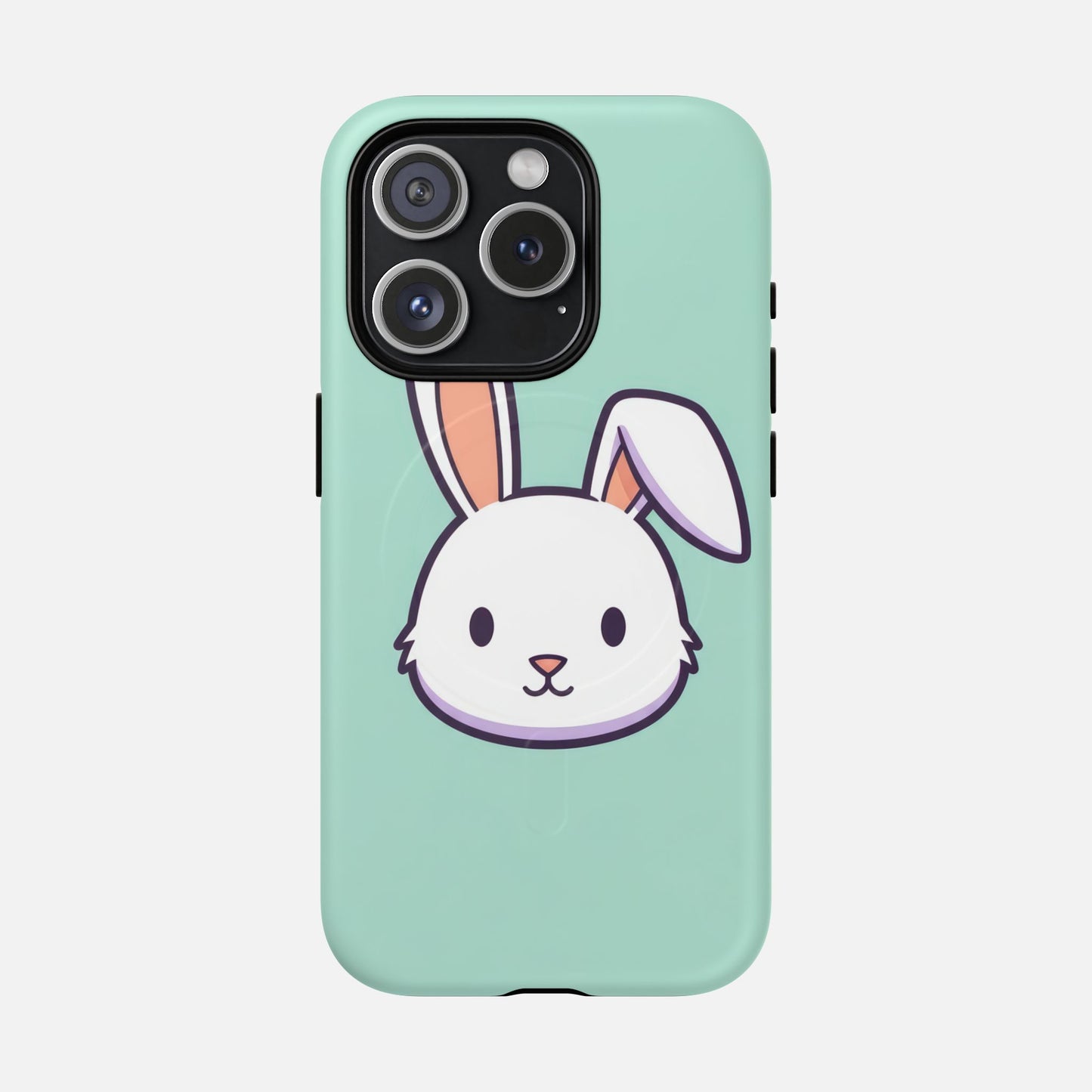 Cute Rabbit iPhone Case — Tough Magnetic | MagSafe Compatible