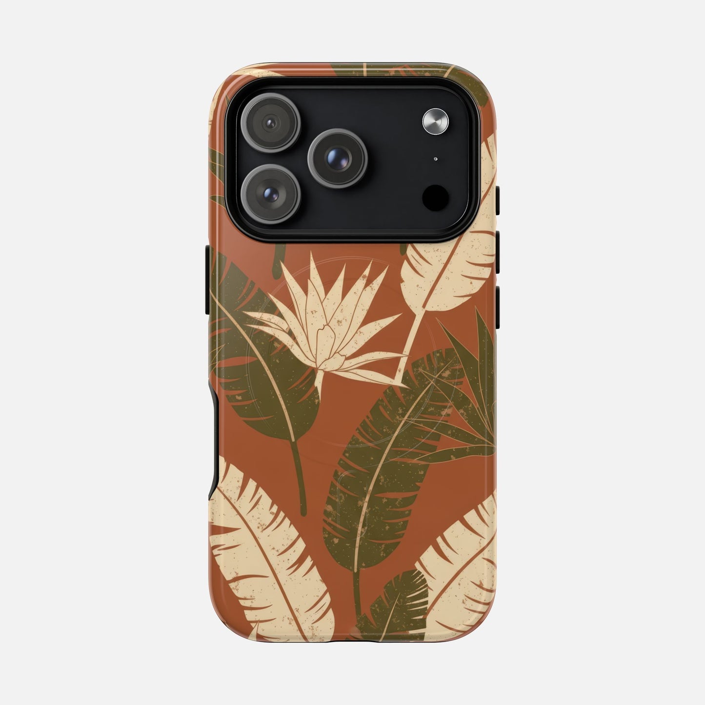 Tropical Leaf iPhone Case — Tough Magnetic | MagSafe Compatible