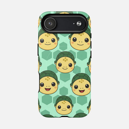 Cute Turtle Pattern Phone Case — Tough Magnetic Protective iPhone Cover iPhone 17 Air Matte Phone Case