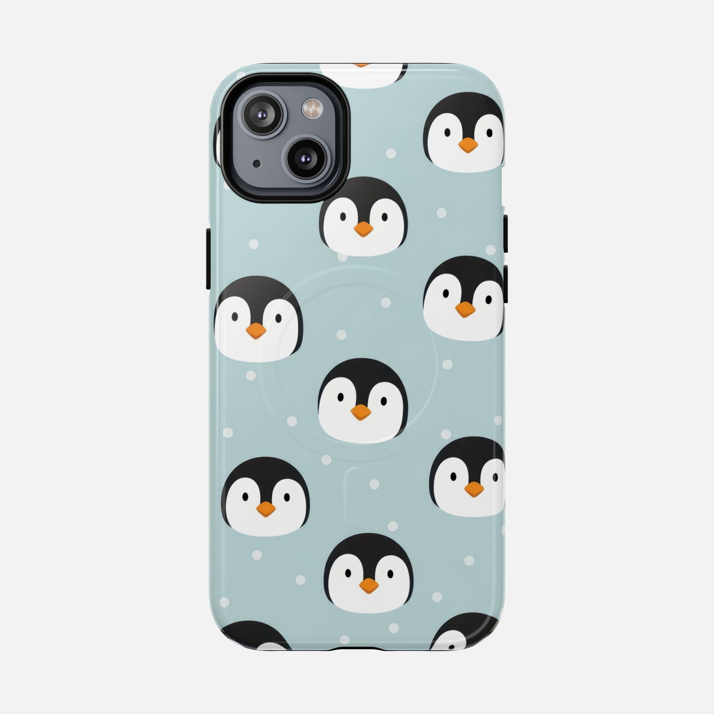 Penguin Pattern iPhone Case — Tough Magnetic | MagSafe Compatible