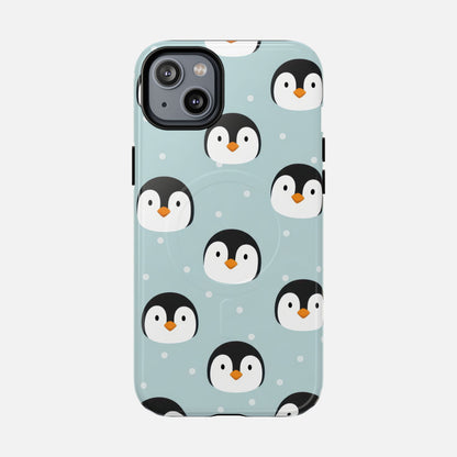 Penguin Pattern iPhone Case — Tough Magnetic | MagSafe Compatible