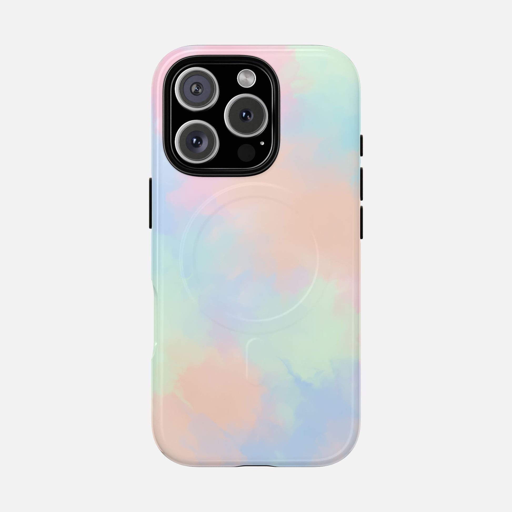Pastel Watercolor Tough Magnetic Phone Case — Protective MagSafe Compatible Cover iPhone 16 Pro Glossy Phone Case