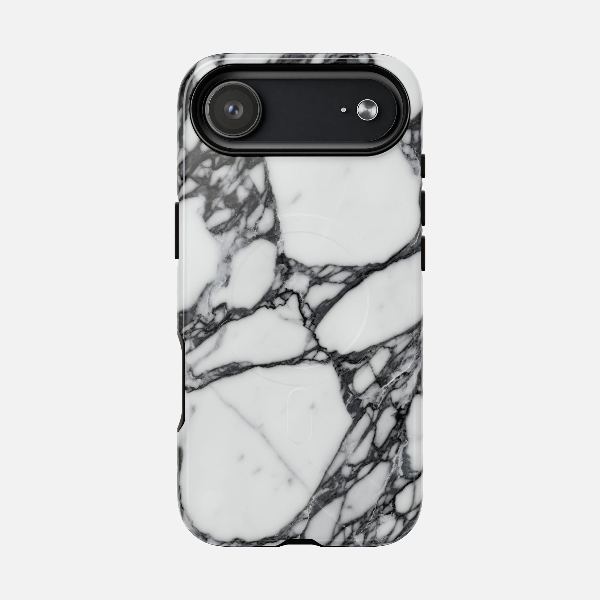 Marble Pattern Tough Magnetic Phone Case iPhone 17 Air Glossy Phone Case