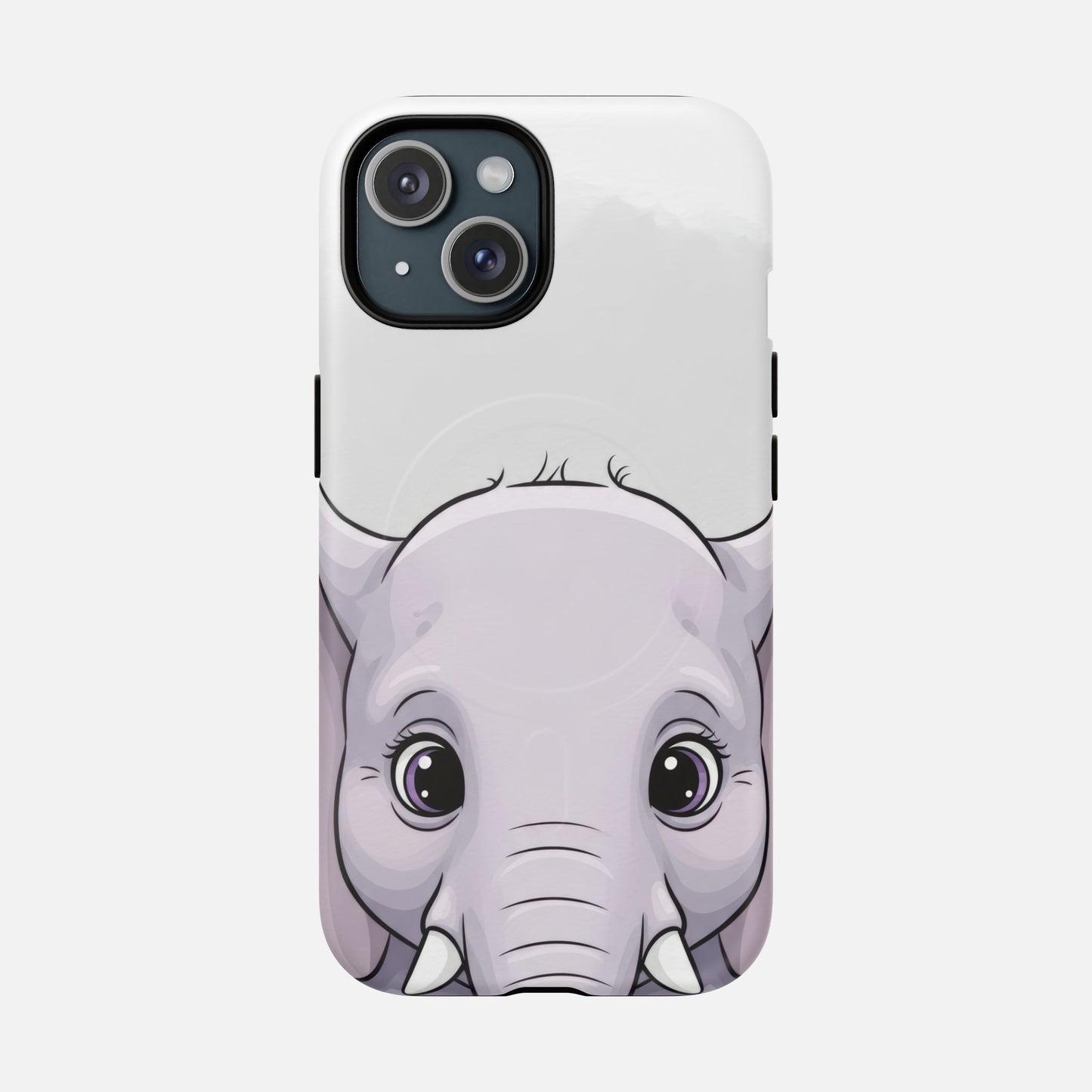 Cute Elephant iPhone Case — Tough Magnetic | MagSafe Compatible