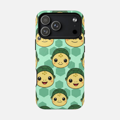 Cute Turtle Pattern iPhone Case — Tough Magnetic | MagSafe Compatible
