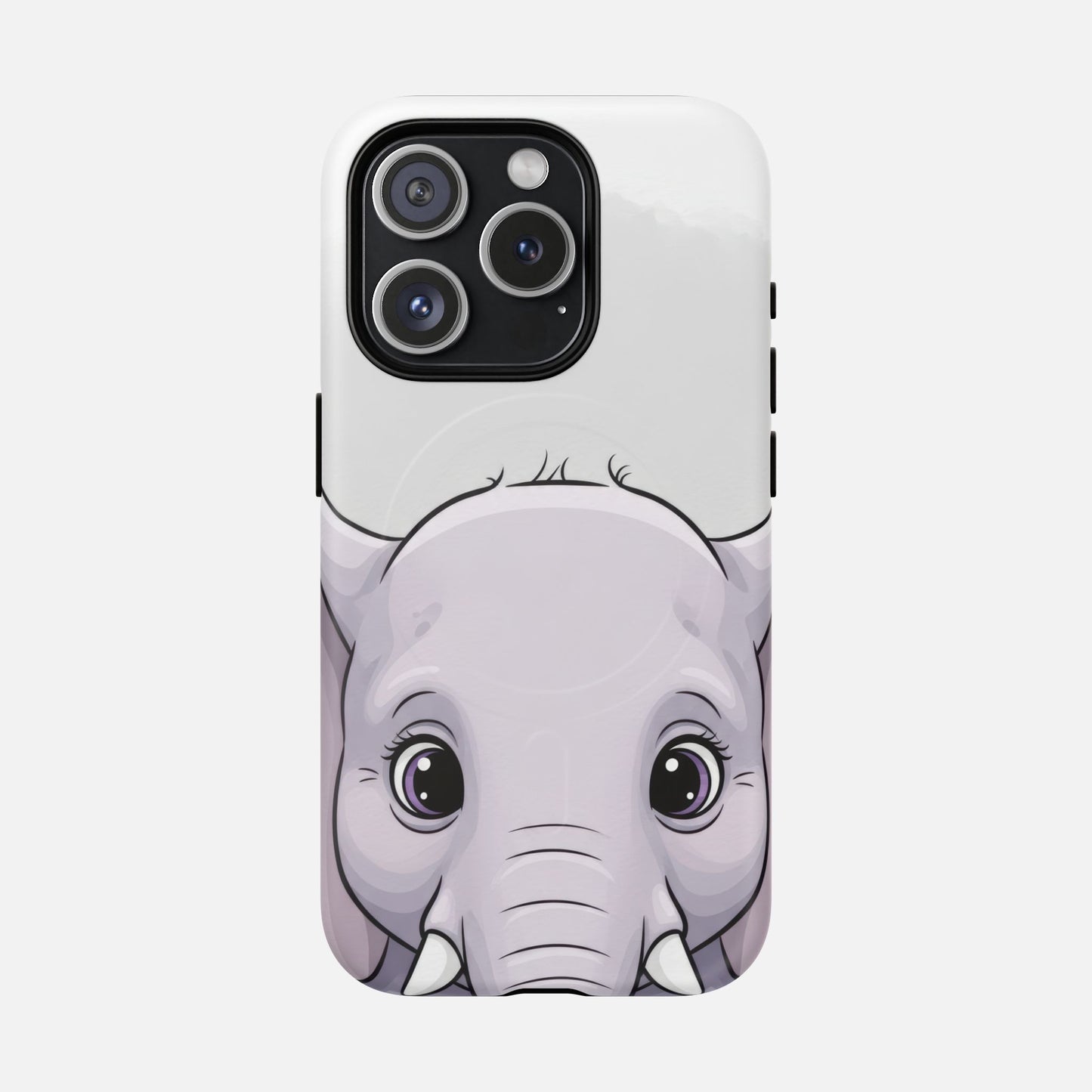 Cute Elephant iPhone Case — Tough Magnetic | MagSafe Compatible