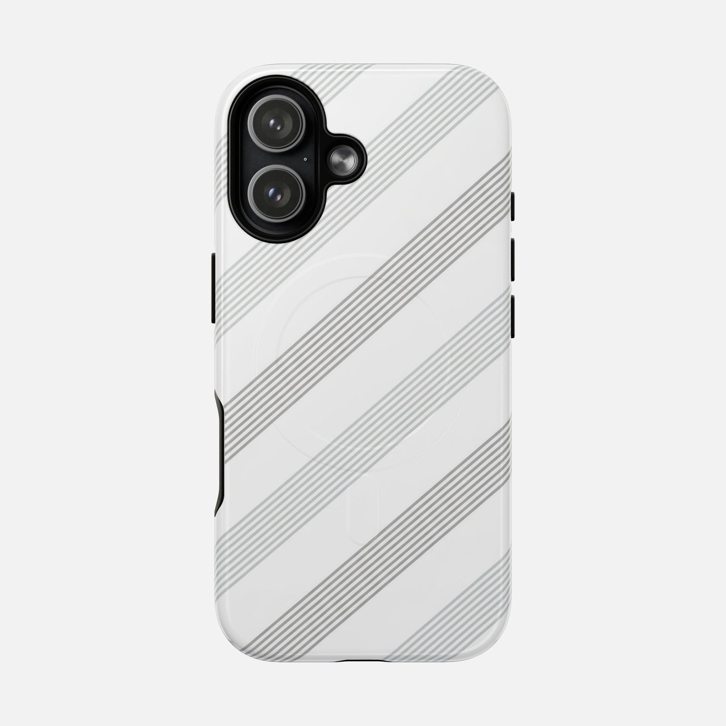 Minimal Diagonal Stripe iPhone Case — Tough Magnetic | MagSafe Compatible