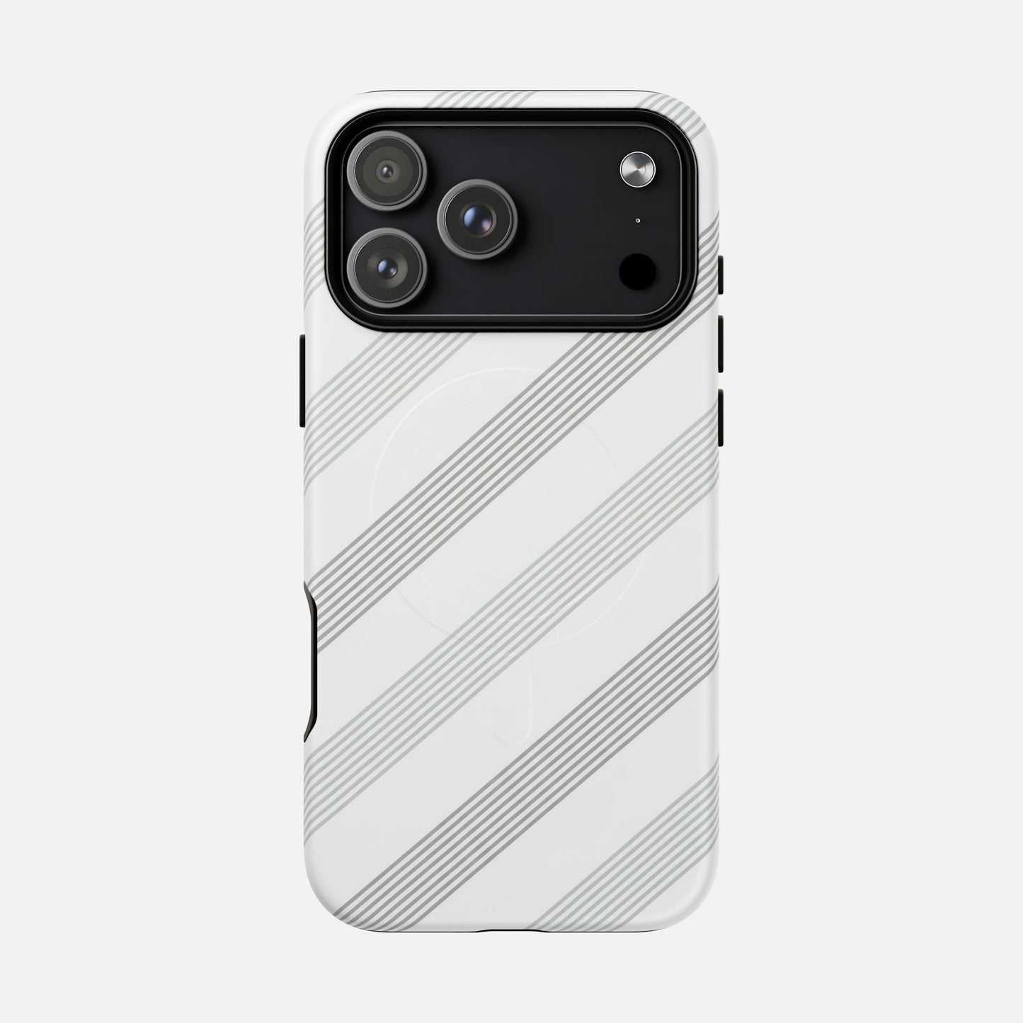 Minimal Diagonal Stripe iPhone Case — Tough Magnetic | MagSafe Compatible