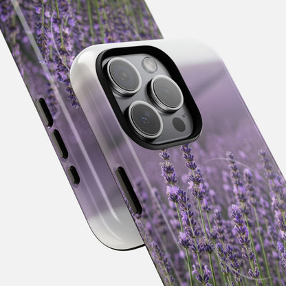 Lavender Field iPhone Case — Tough Magnetic | MagSafe Compatible