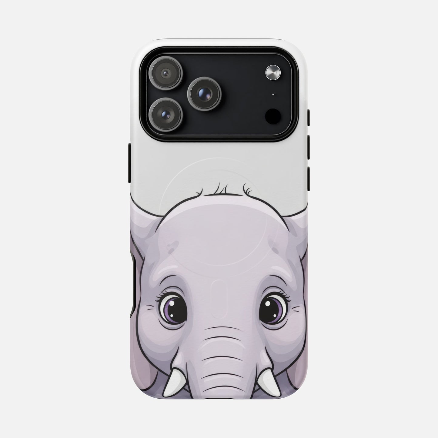 Cute Elephant iPhone Case — Tough Magnetic | MagSafe Compatible
