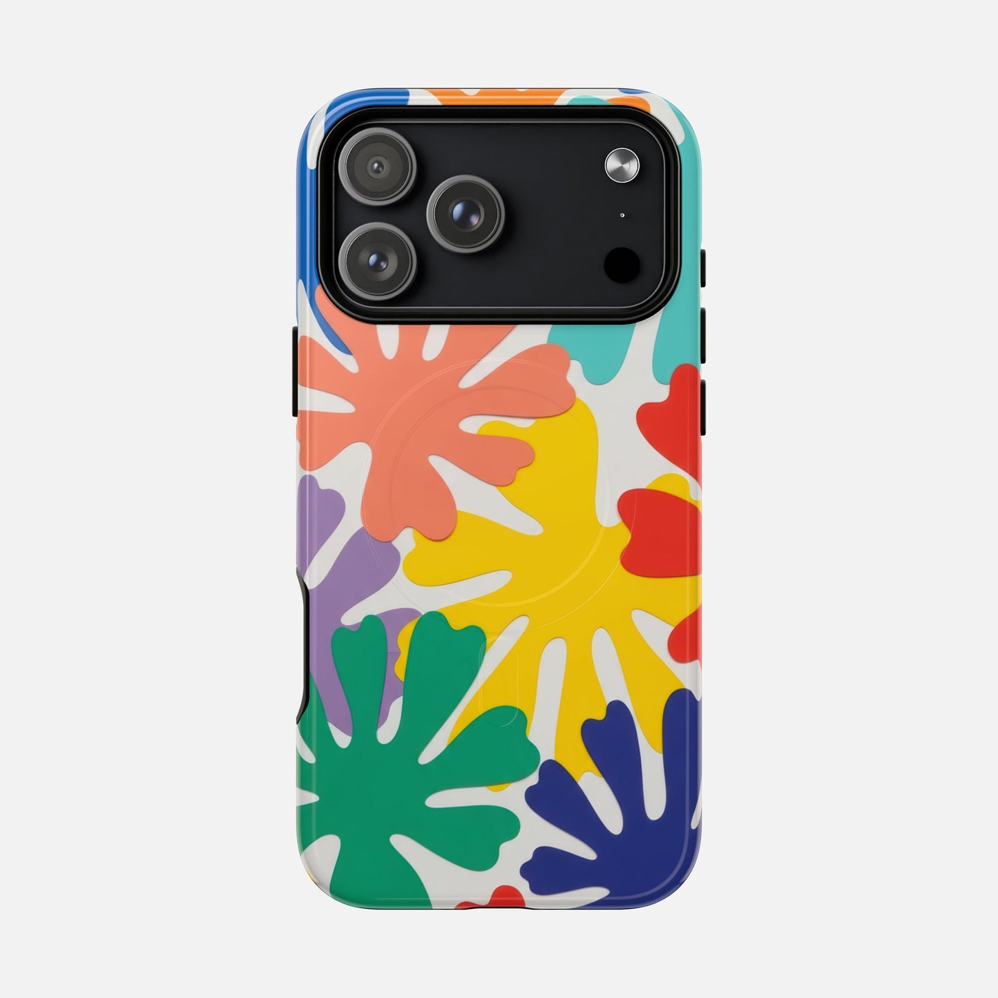 Colorful Tropical Leaves iPhone Case — Tough Magnetic | MagSafe Compatible