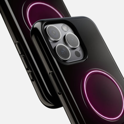 Neon Ring iPhone Case — Tough Magnetic | MagSafe Compatible