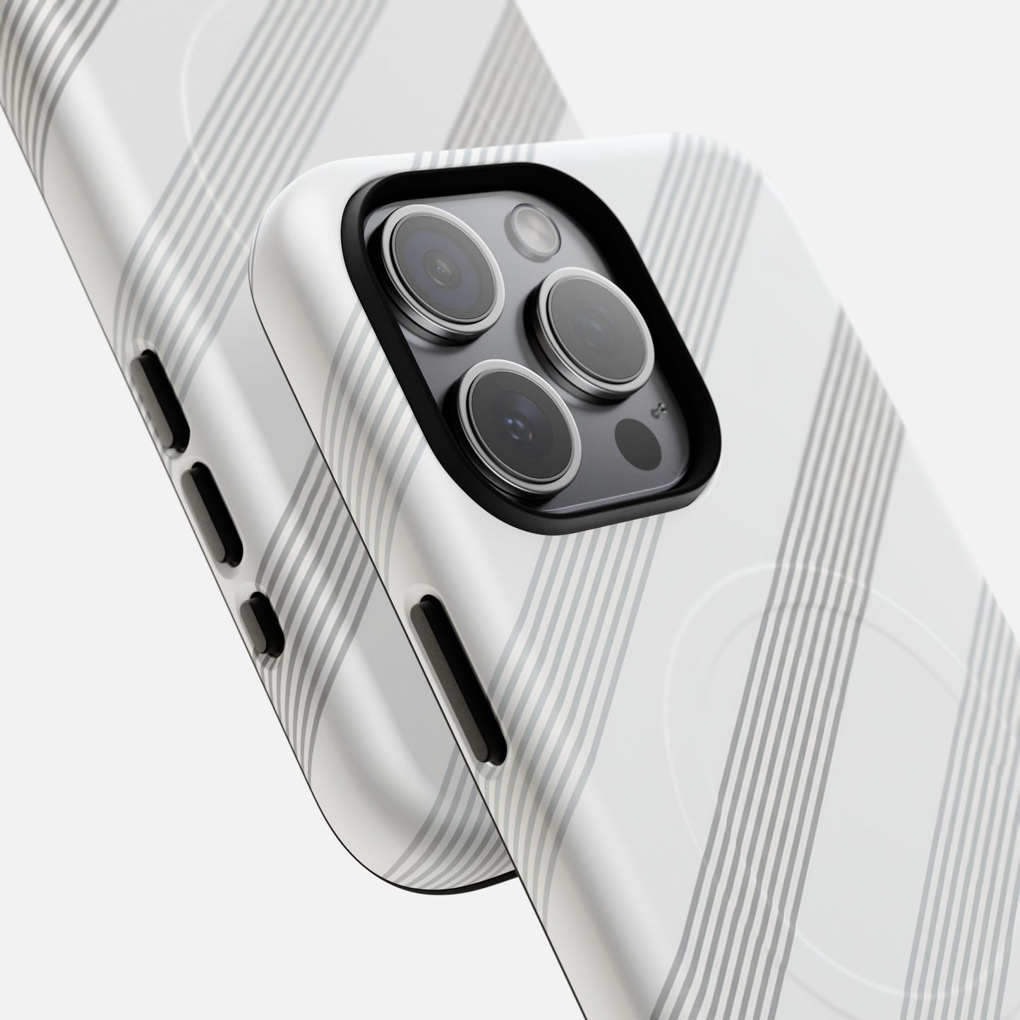 Minimal Diagonal Stripe iPhone Case — Tough Magnetic | MagSafe Compatible