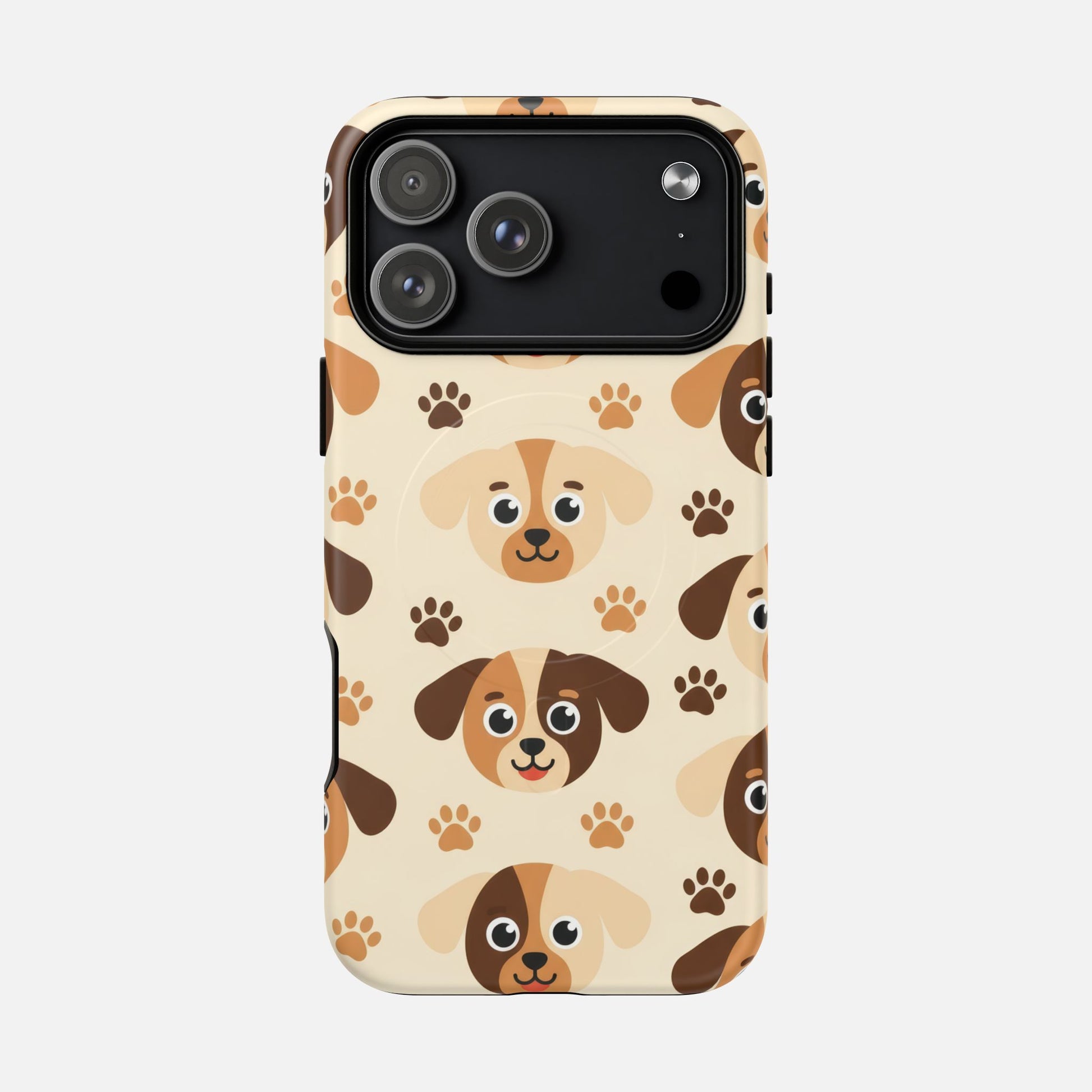 Cute Cartoon Puppy Paw Tough Magnetic Phone Case iPhone 17 Pro Max Matte Phone Case