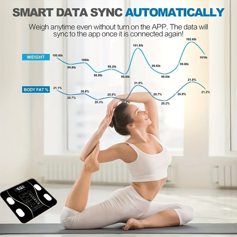 Smart Body Weight & Fat Scale - Accurate Home Health Monitoring - Zaidni Store