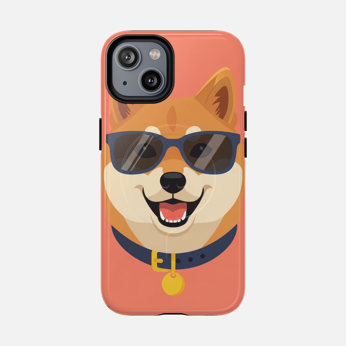 Cool Shiba Inu Sunglasses iPhone Case — Tough Magnetic | MagSafe Compatible