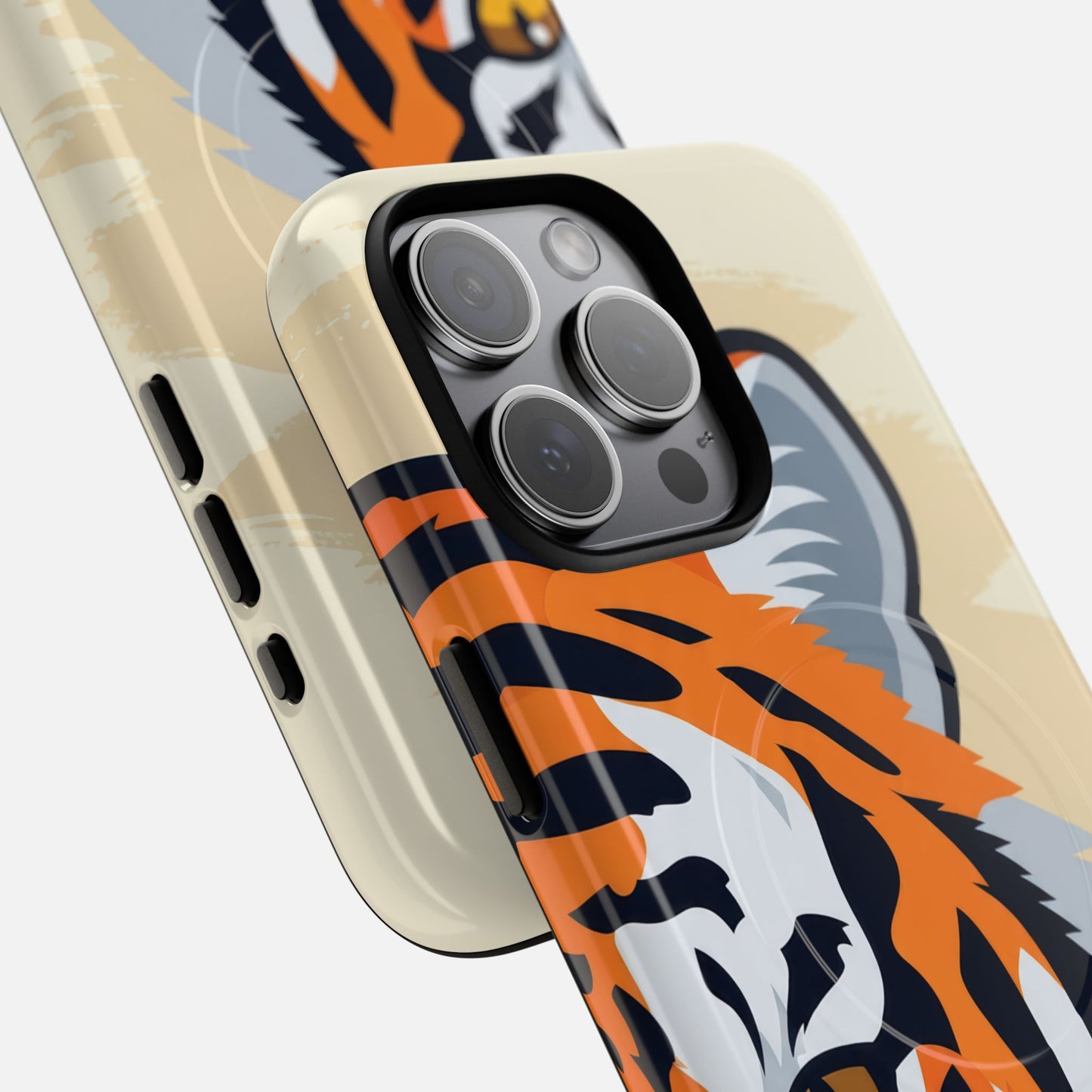 Tiger Face iPhone Case — Tough Magnetic | MagSafe Compatible